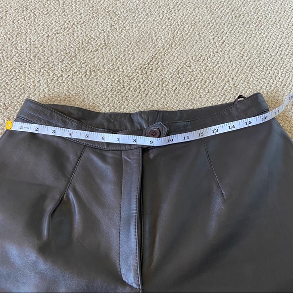 Vintage Bod & Christensen Leather Pants Size 14 - Picture 6 of 8